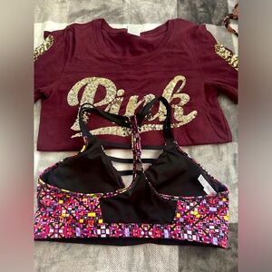 Pink and vs outfit